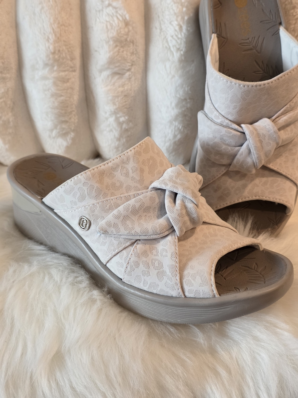 Comfort Slip-On Wedge Sandals